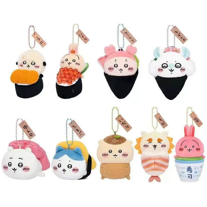 Anime Cosplay Couple - Peluche Chiikawa Serie Sushi da 12