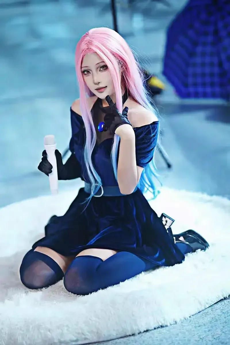 Costume Cosplay Mizi, Costume  - Anime Cosplay Blue Hair recensione e prezzo