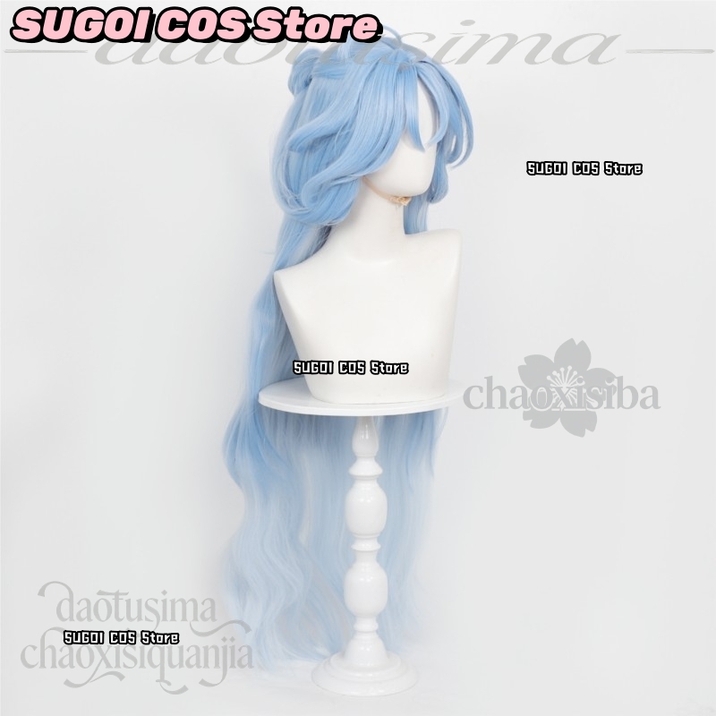 C921Parrucca Cosplay Wuthering - Anime Cosplay Blue Hair recensione e prezzo