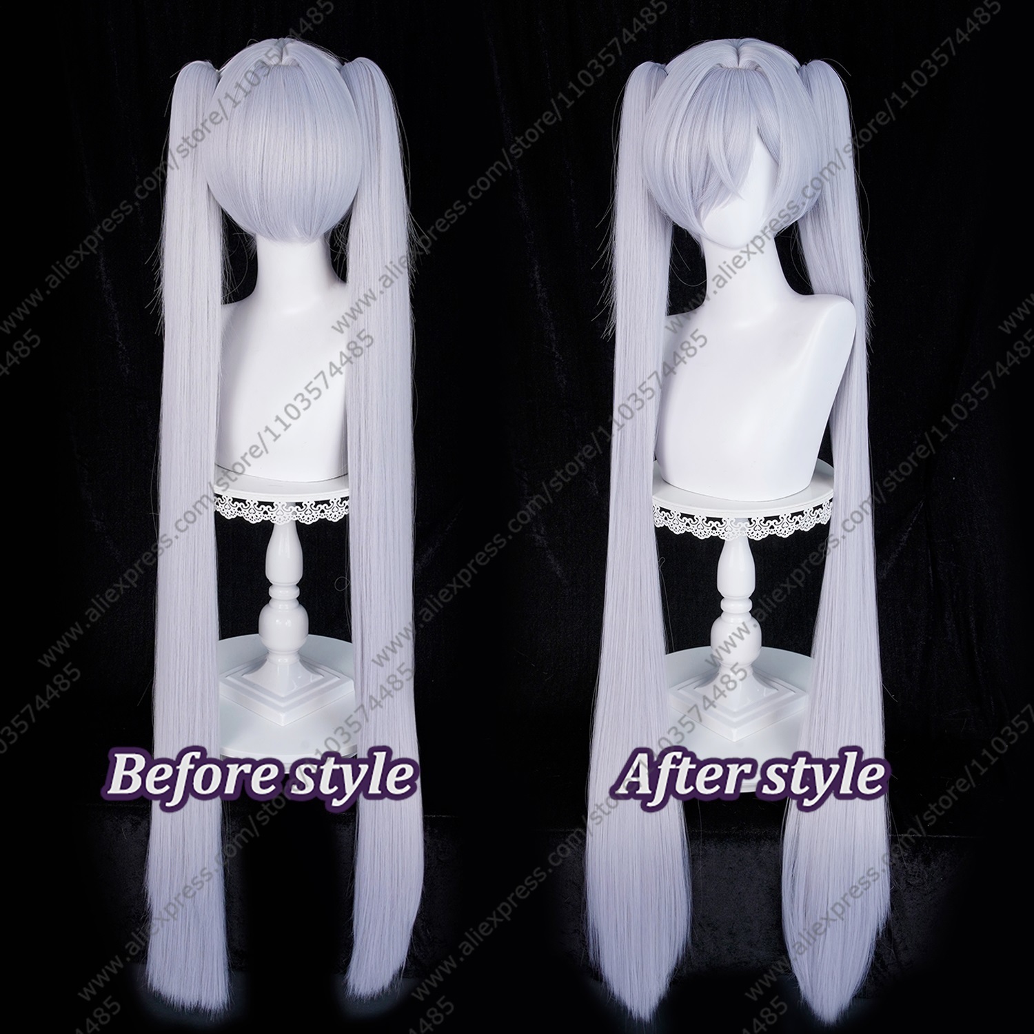 Parrucche per cosplay di Cener - Anime Cosplay Blue Hair recensione e prezzo